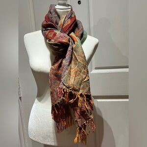 Multicolor Scarf Made in Vienna Austria